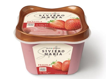 Fragola, Erdbeereis, 1 Liter, von G7 Gelati