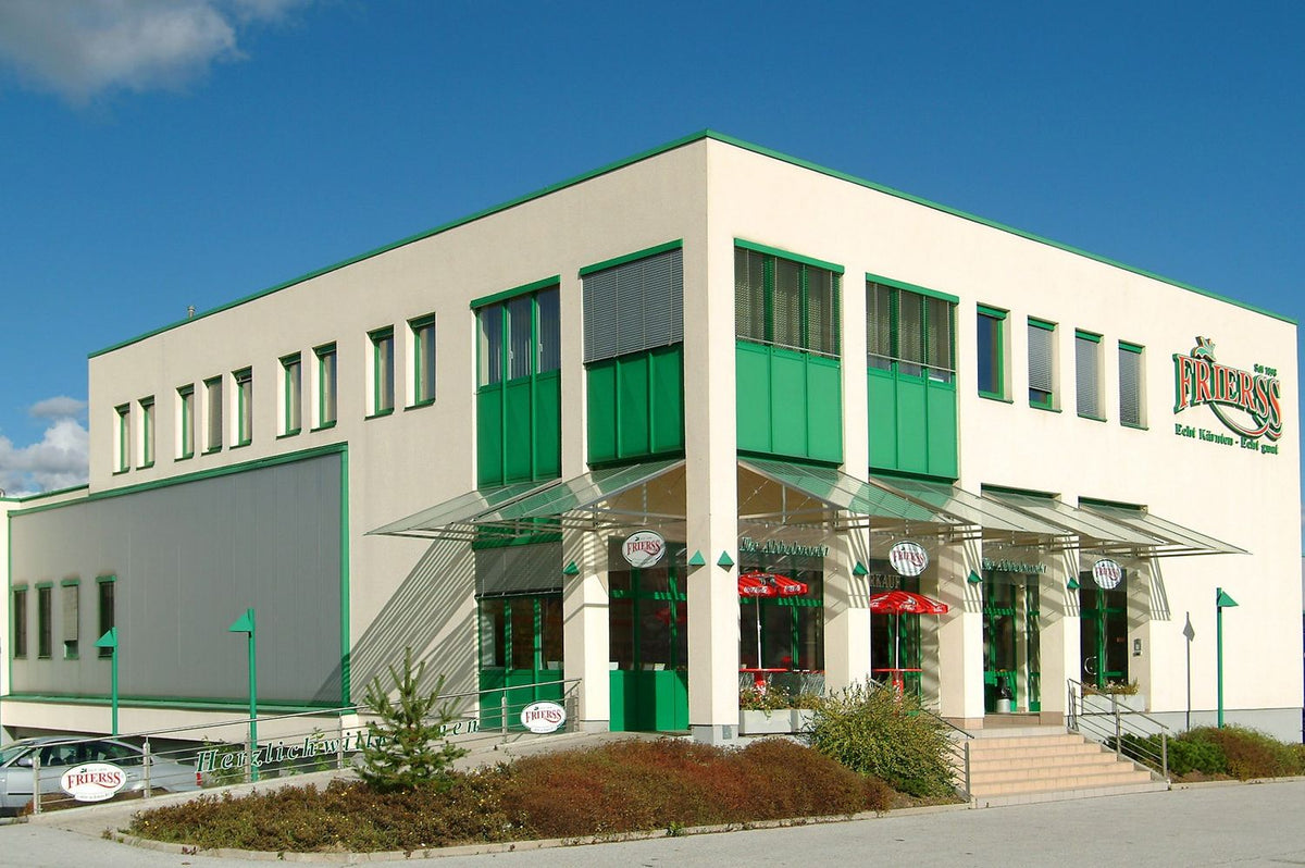 Das Betriebsgebäude der Fleischerei Frierss in Villach