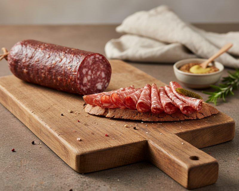Bergsalami geschnitten - Kaiser KG Heimservice