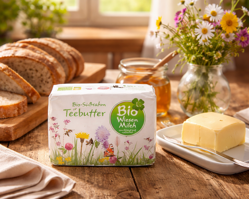 Bio Wiesenmilch Teebutter - Kaiser KG Heimservice