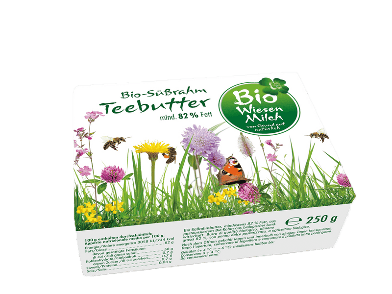 Bio Wiesenmilch Teebutter